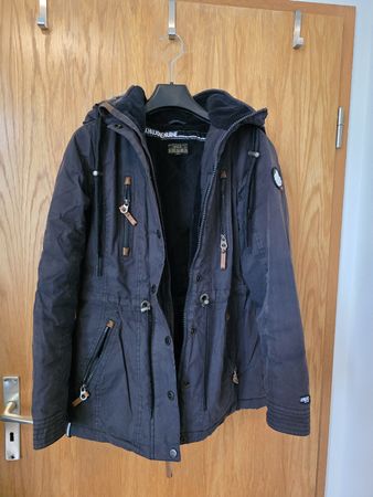 Damen Parka Khujo Grösse S Dunkelblau sehr guter Zustand