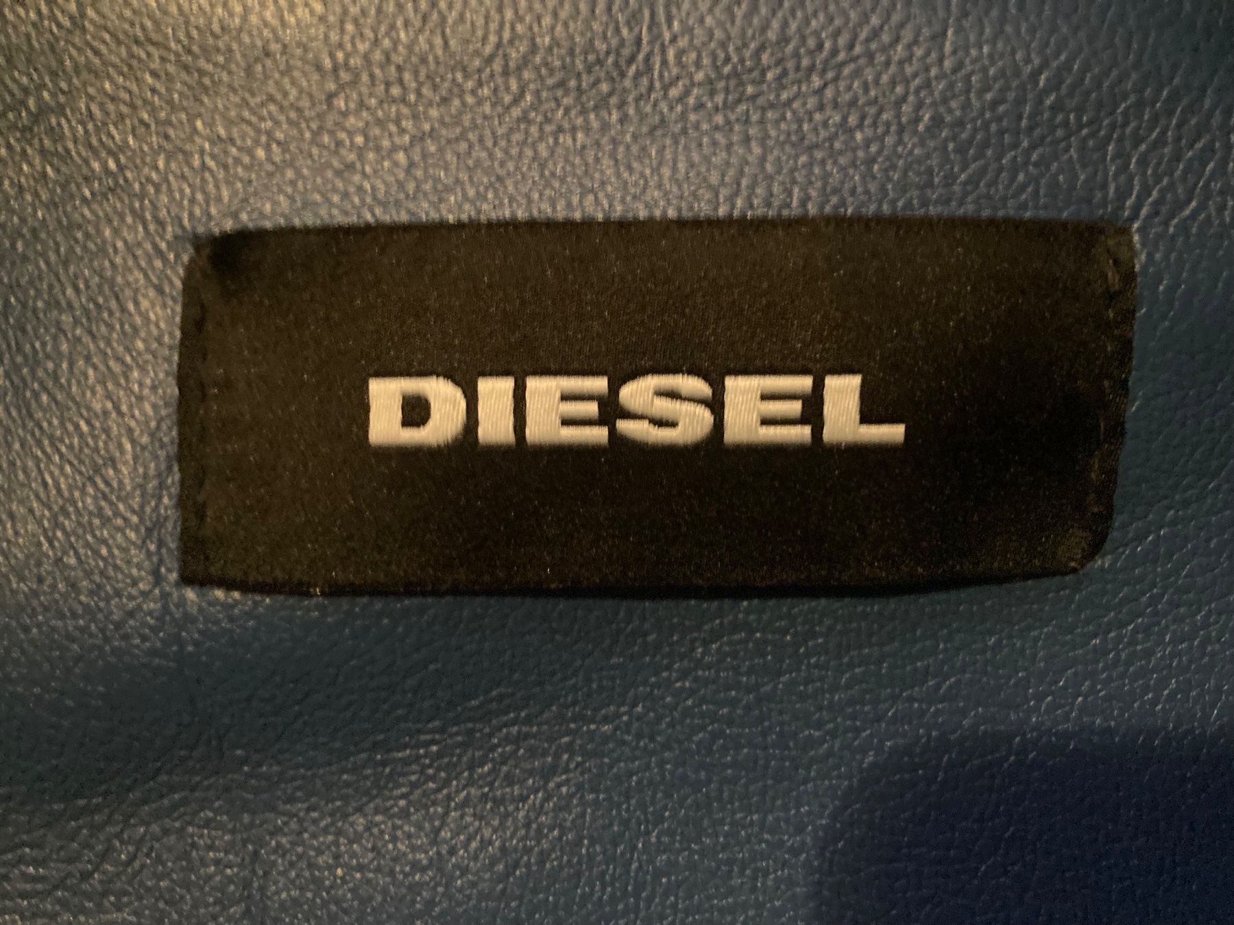 Diesel Giacche: Diesel Lederjacke blau – Nuovo (secondo la descrizione) da Sursee venduto da Auktion29 1