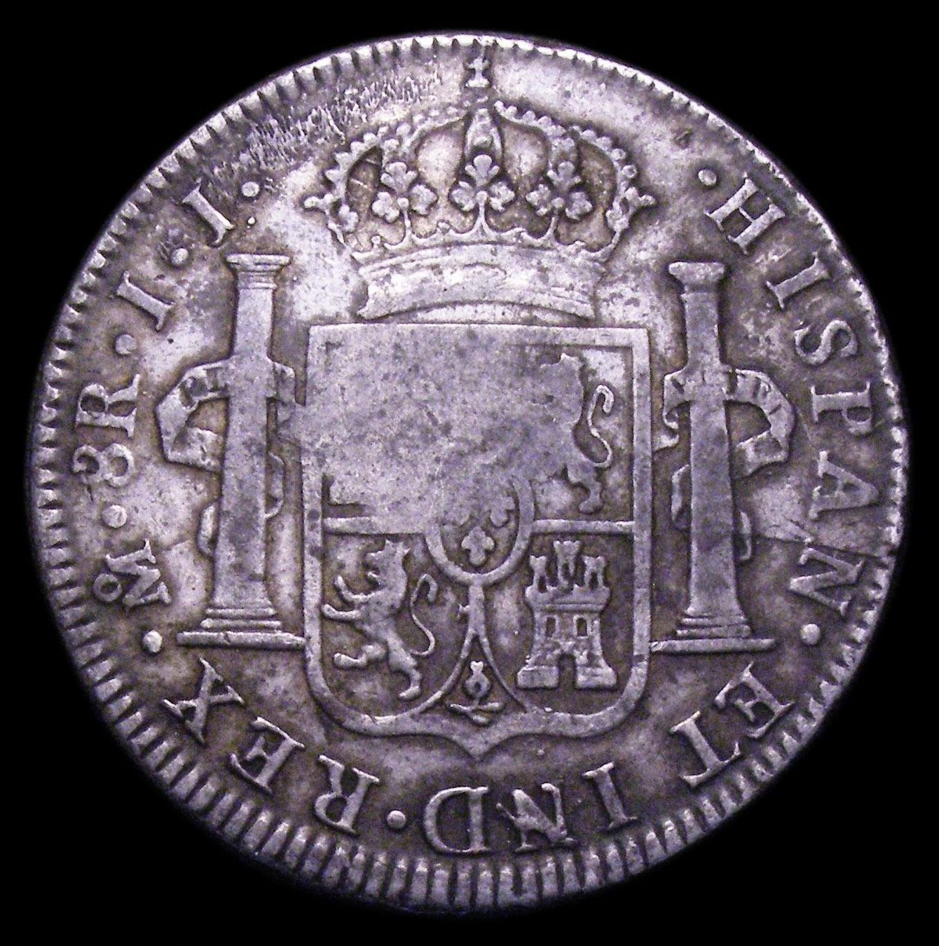 Alle Münzen: 8 Reales / Ferdinand VII / 1818 / Countermarked "GR" – Gebraucht aus Liestal von ReGaRicardo 1