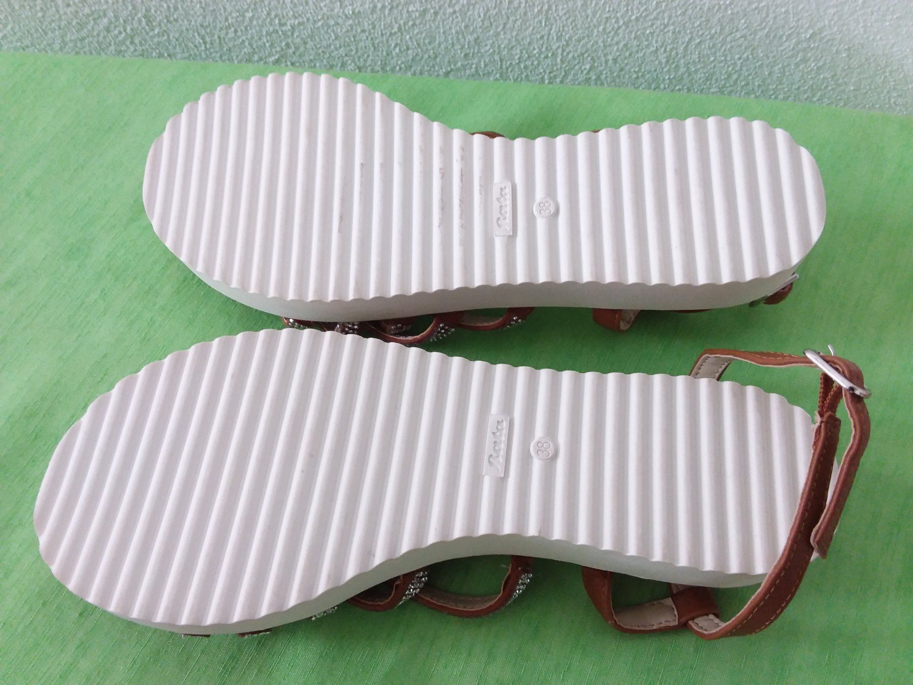 Scarpe da donna: Glitzer Sandalen, Gr 38, NEU – Usato da Uitikon Waldegg venduto da Risibisi7 6