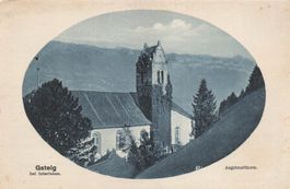 Gsteig bei Interlaken (BE) Pfarrkirche mit Efeubewachsenem