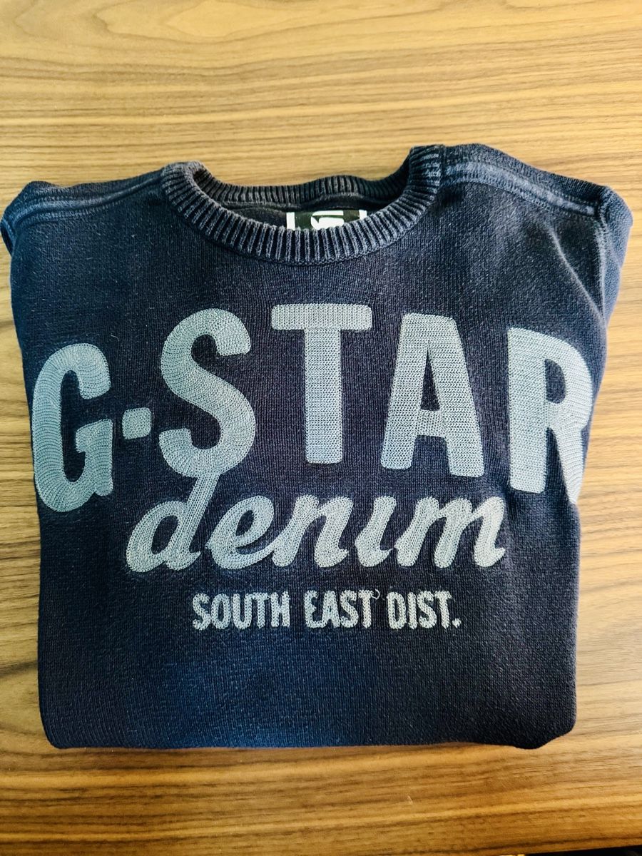G-Star Pullover & Sweatshirts: G-Star Denim Herren Pullover, Dunkelblau – Gebraucht aus Pfungen von Cra87 1