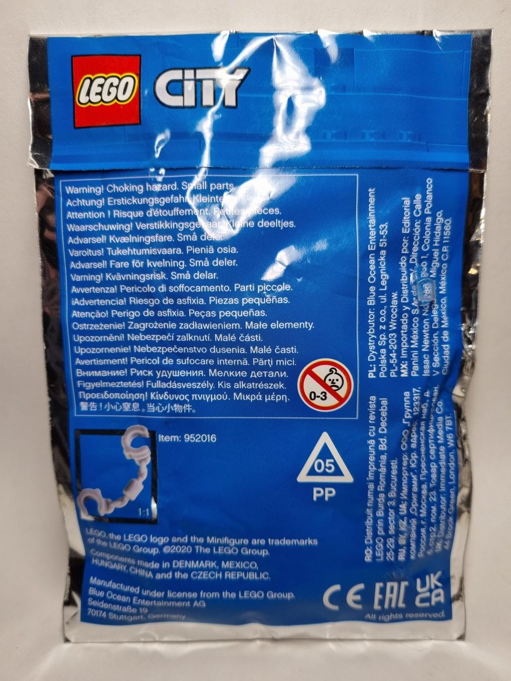 Lego Kit di costruzioni: LEGO City 952016 Policeman & Thief foil pack – Nuovo e nell'imballaggio originale da Basadingen venduto da NekoBricks 1