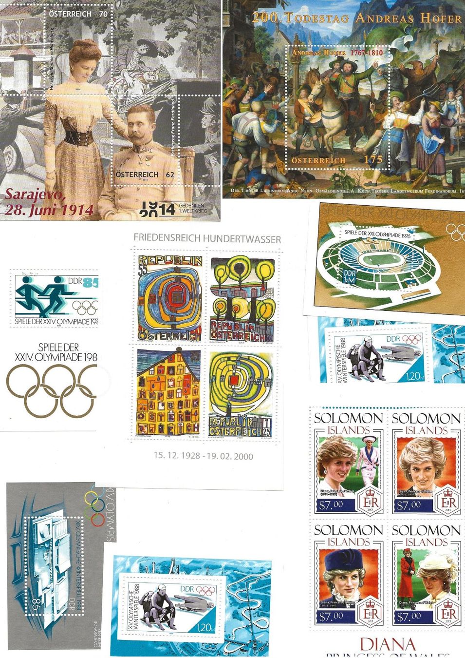 Tutti i francobolli: Tolle Bogensammlung International – Usato da Schlieren venduto da Sternstunde2 8