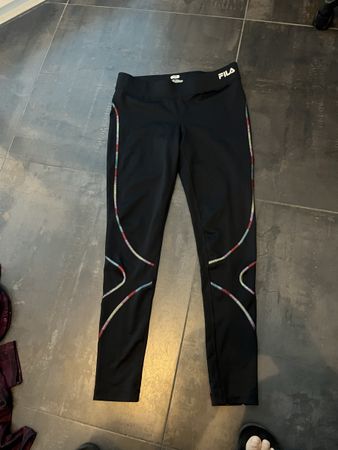 Fila Sport Leggings, Schwarz, Gr. S, Neuwertig, Blickfang ga