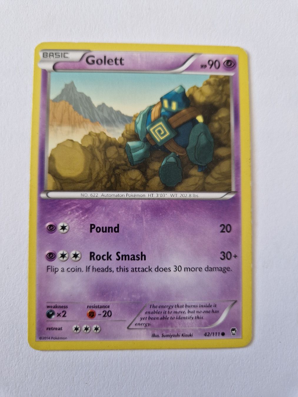 Pokémon Sammelbilder & Trading cards: Golett - Furious Fists - EN  – Gebraucht aus Romont FR von raj_sjv9