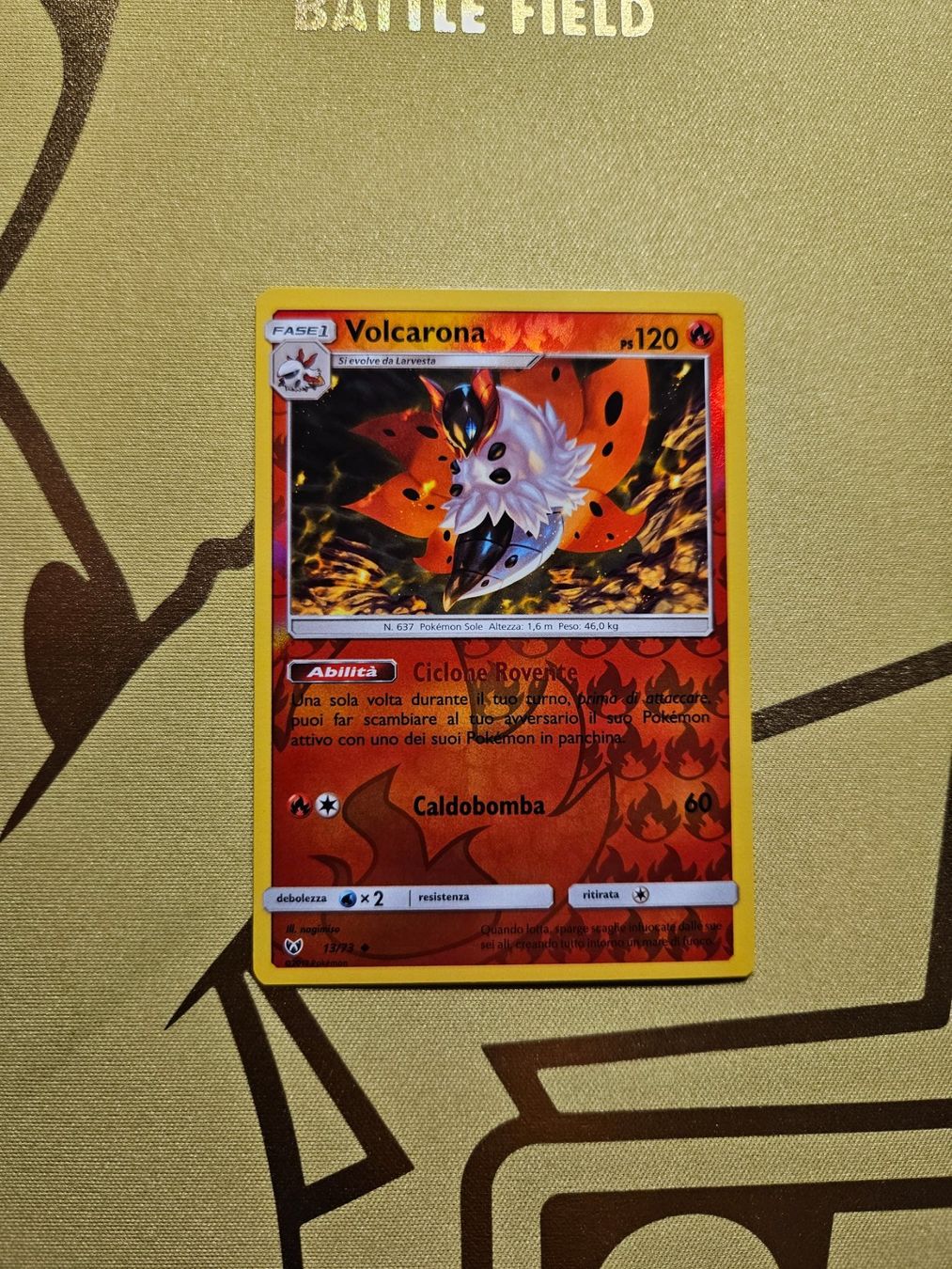 Pokémon Carte collezionabili: Shining Legends - Volcarona – Usato da Bellinzona venduto da Pokemarco