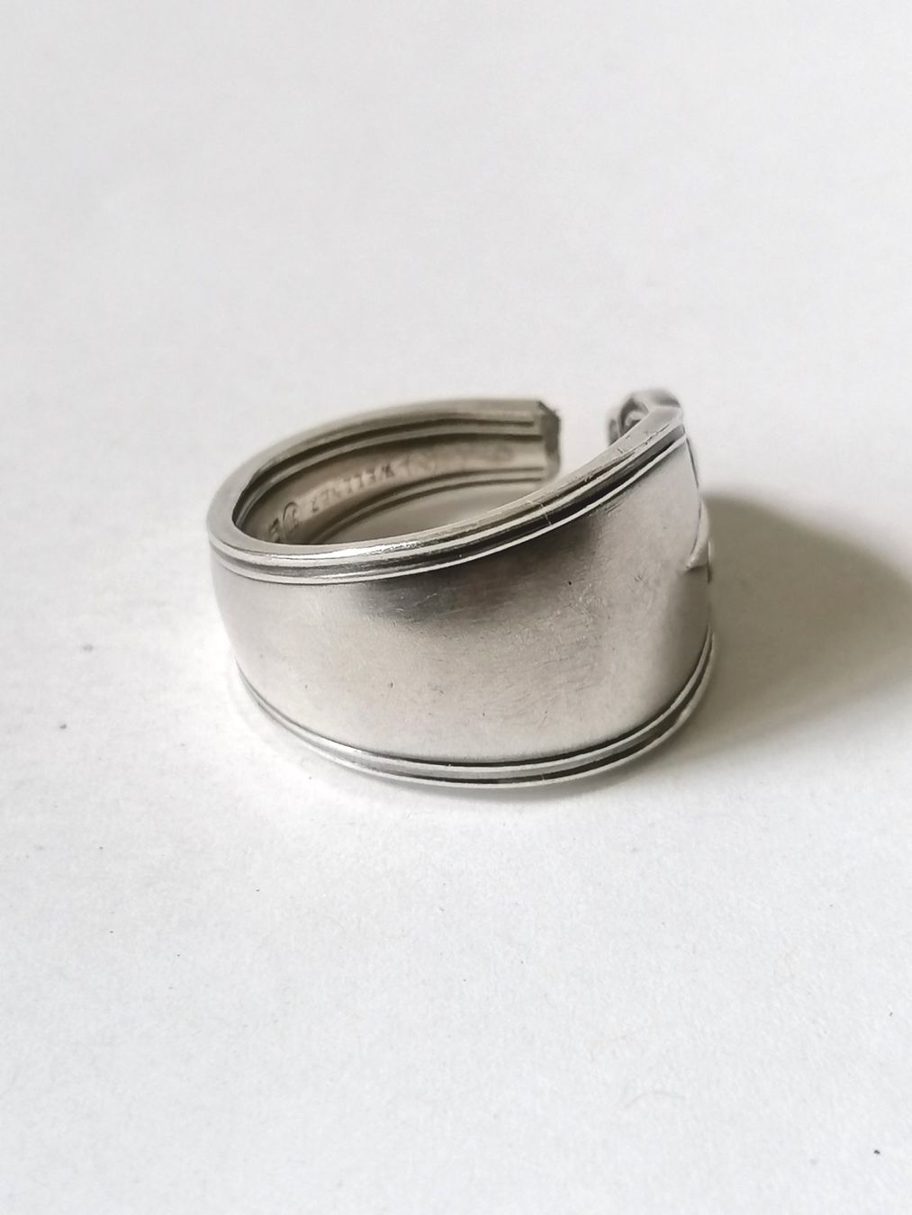 Anelli: Ring aus Silberbesteck, Grösse 59 – Nuovo (secondo la descrizione) da Suhr venduto da zum1.zum2.und 3
