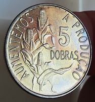 SAO TOME' E PRINCIPE 5 DOBRAS 1977 UNZ. *RAR*