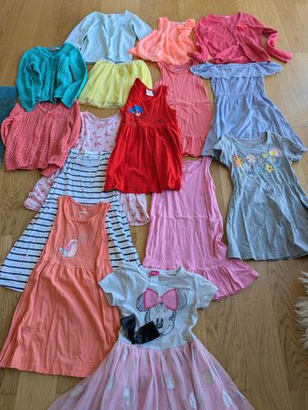 Sommer – Frühling Kleiderpaket Grösse 110 - 116