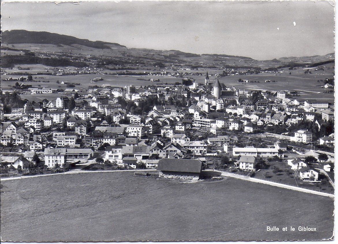 Cartes postales: BULLE, et le Gibloux – D'occasion à Les Verrières par Scampi0