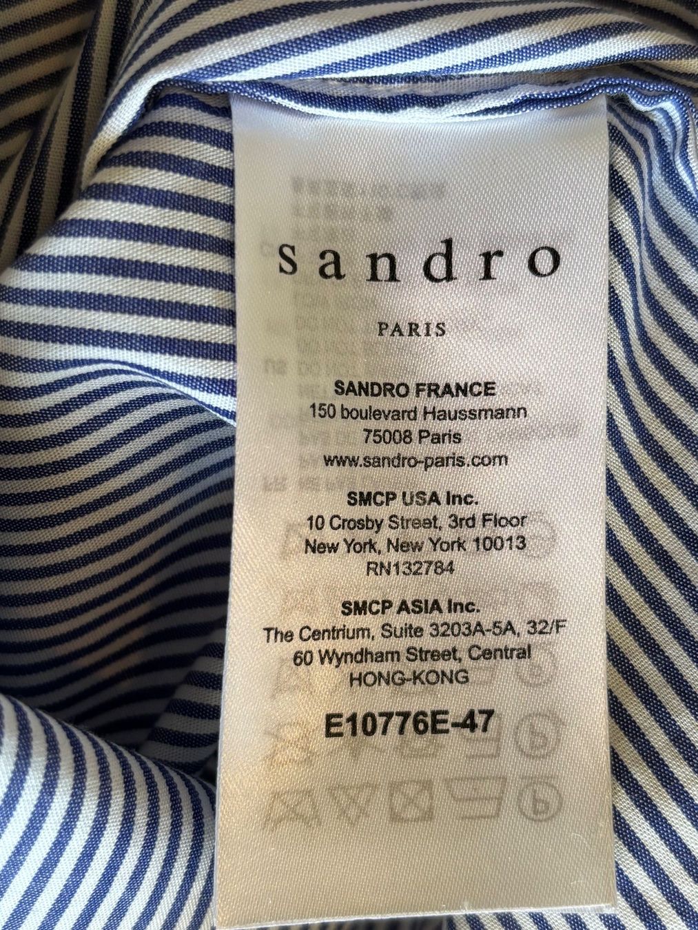 Sandro Tops: SANDRO PARIS gestreiftes Top Gr. 2 – Gebraucht aus Zürich von missmodernage 7