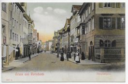 Gruss aus Rorschach Hauptstrasse um 1906