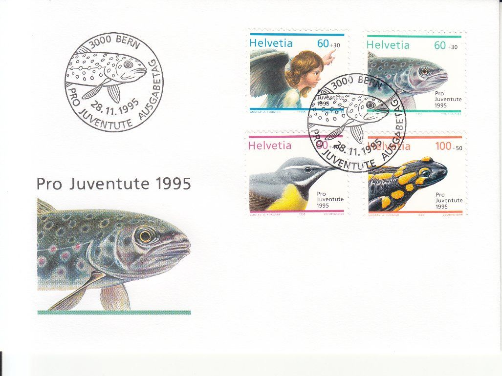 Tutti i francobolli: SBK J336 - J339 FDC – Usato da Bürglen TG venduto da StampGraf