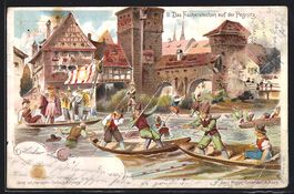 Litho Nürnberg, Das Fischerstechen auf 