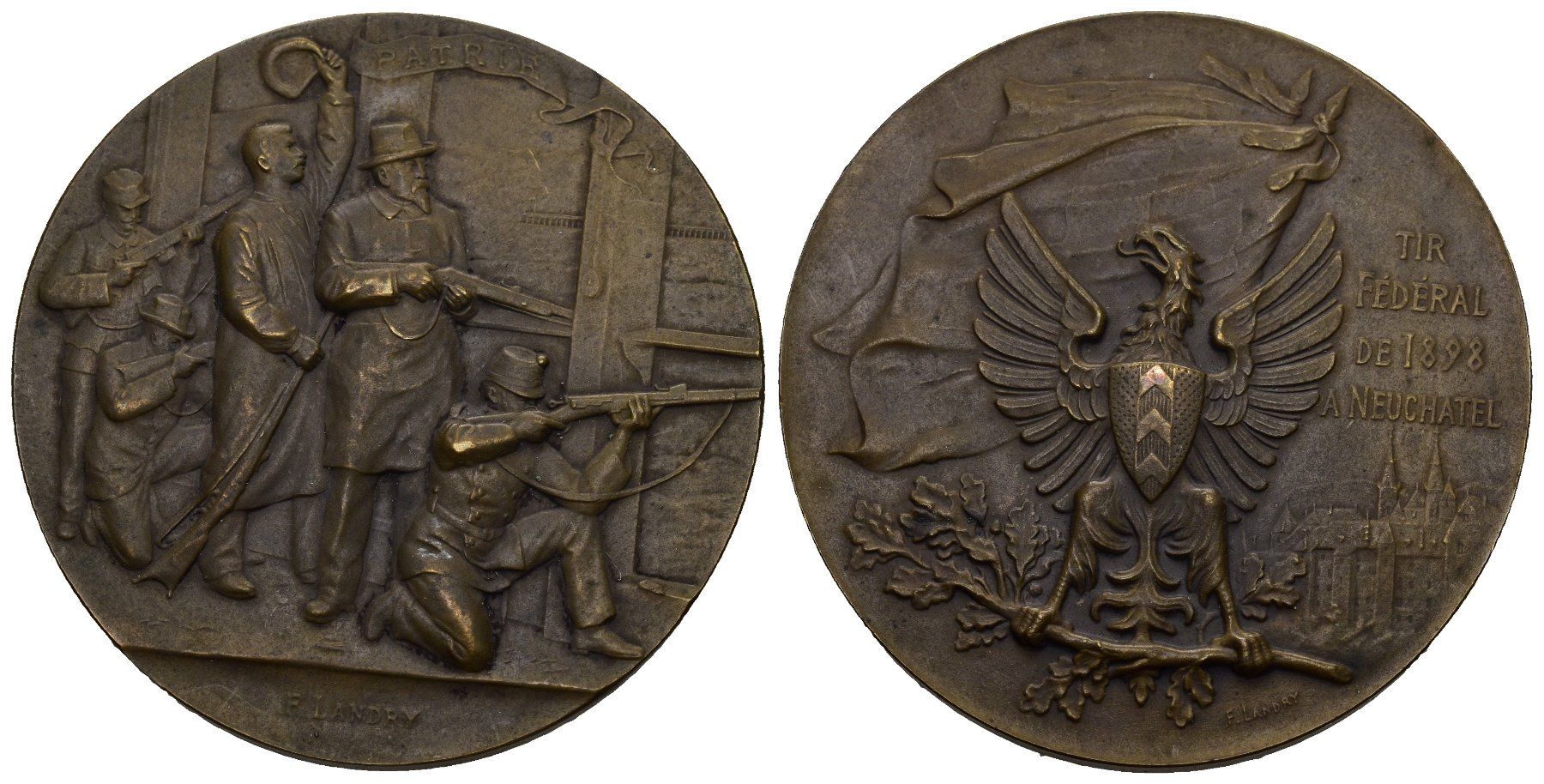 Medaillen: Genf 1898 – Gebraucht aus Bern von numismatictops