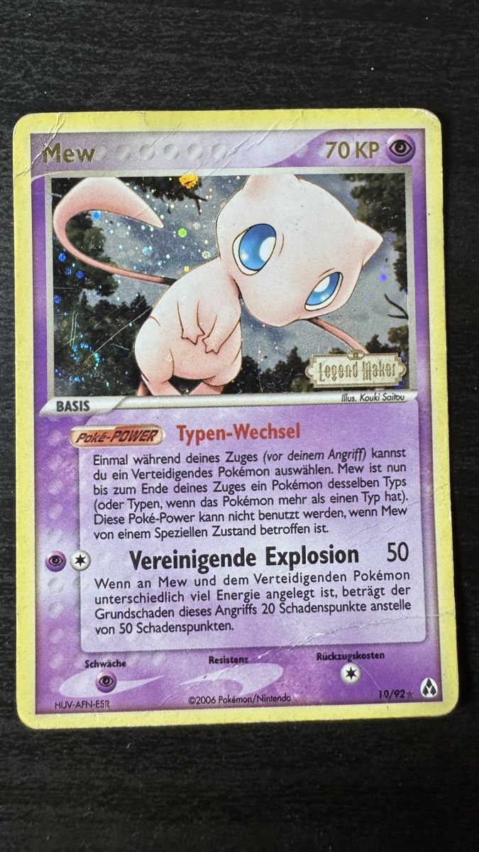 Pokémon Carte collezionabili: Mew holo reverse ex legend makers 10/92 – Usato da Belprahon venduto da Rob_ain 1