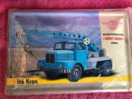 Veb Oldtimer lkw kran diesel ddr ost