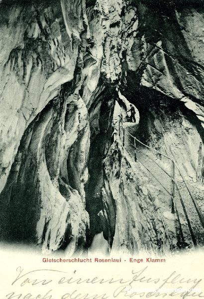 Cartes postales: Rosenlauigletscher Schlucht Enge Klamm – D'occasion à Emmenbrücke par teestube