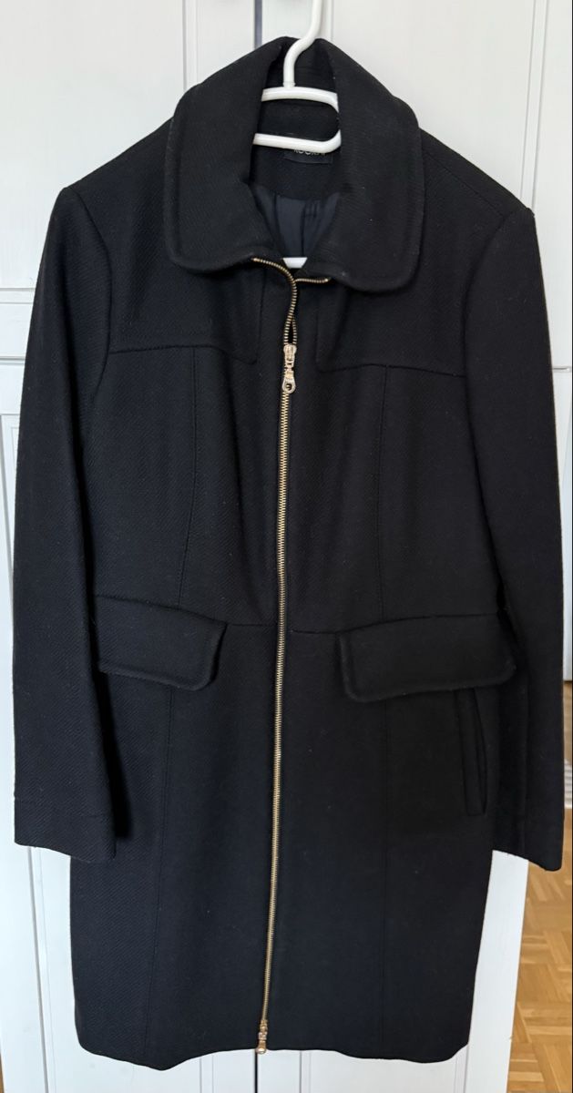 Kookai Cappotti: Kookai black wool coat T-40 – Usato da Epalinges venduto da Lily2006