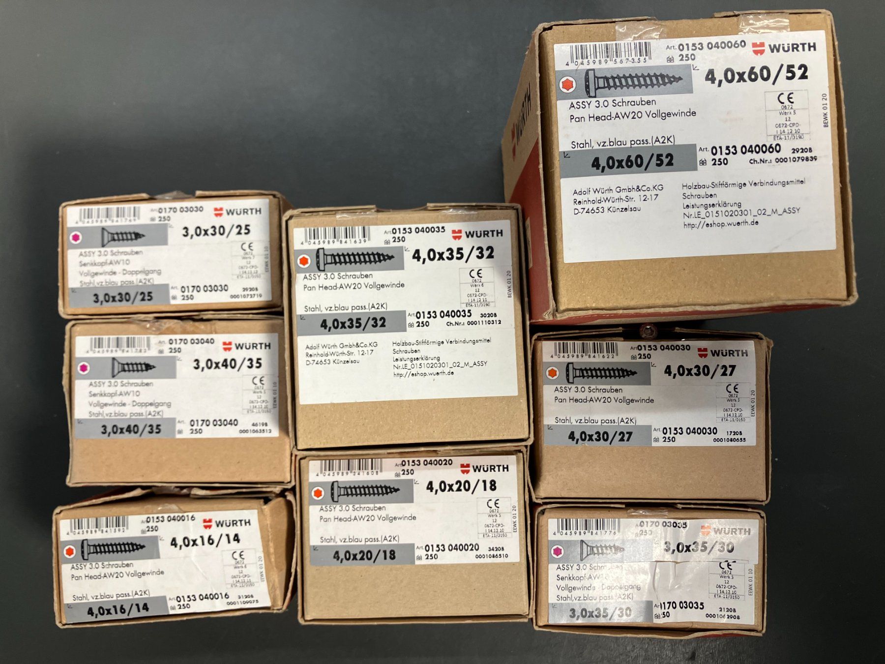 Würth Tutti gli attrezzi: Post. div. Würth Holzschrauben ab 1.- – Usato da Lichtensteig venduto da Buy24International 6