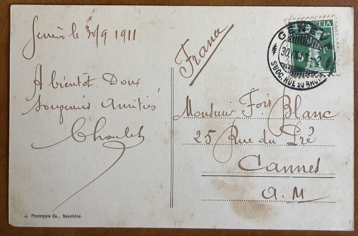 Cartoline postali: Genève - Place du Molard - Animée 1911 – Usato da Lutry venduto da Ediego 1