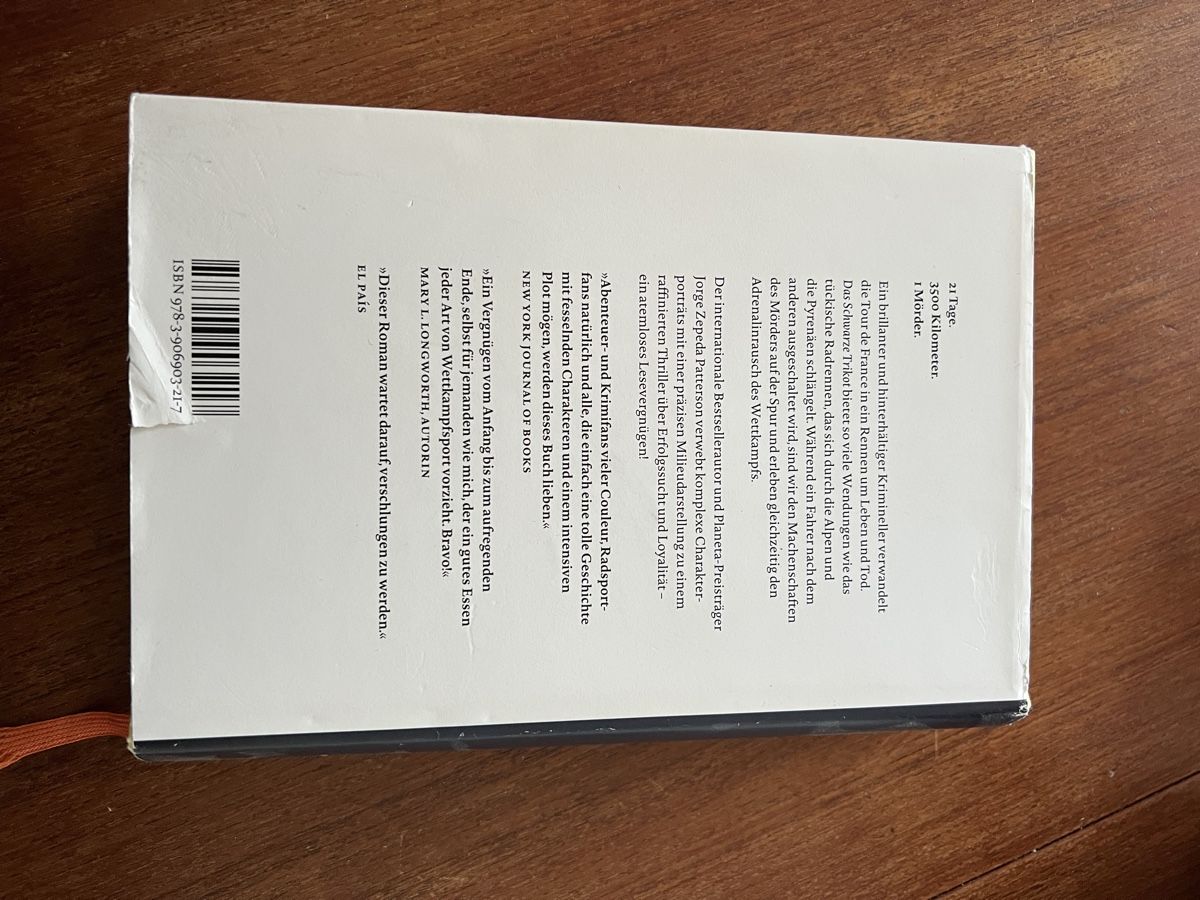 Libri: Jorge Zepeda Patterson - Das Schwarze Trikot – Usato da Zürich venduto da mozo 1