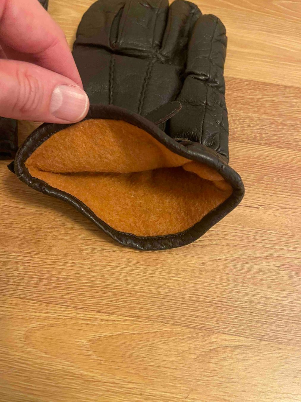 Altri accessori da uomo: isolierte Lederhandschuhe Grösse ca. L, braun – Nuovo (secondo la descrizione) da Zug venduto da AccuSync 2