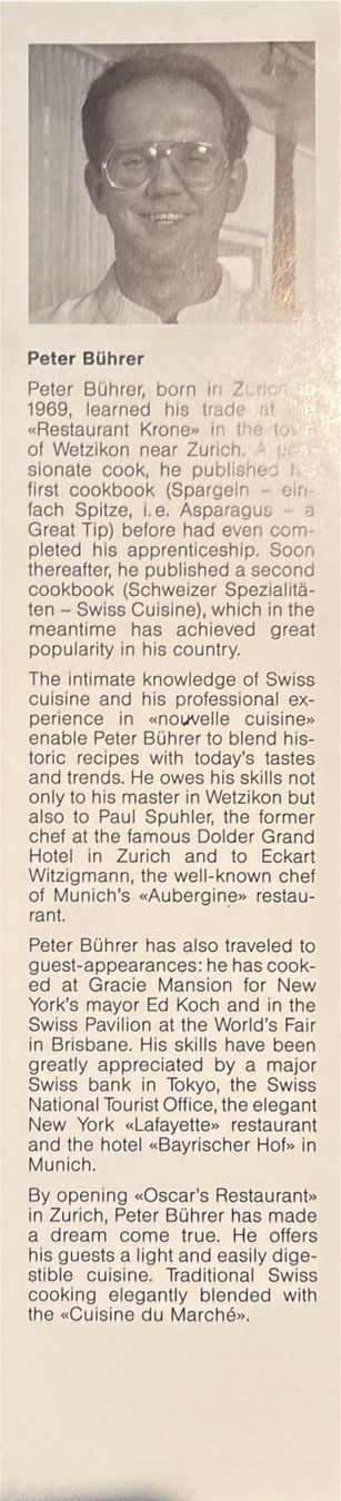Libri: Bührer Peter, The new swiss Cuisine – Nuovo (secondo la descrizione) da Sarnen venduto da Livres 1