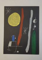 Joan Miró Original Lithografie Dim.: 37x28cm