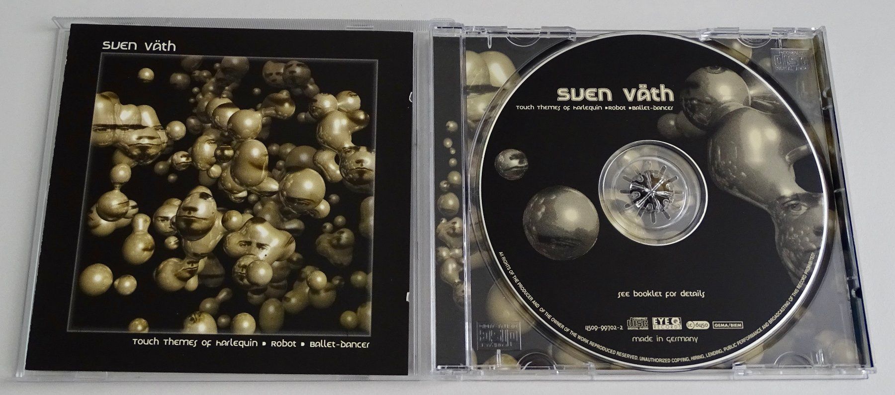 CD: Sven Väth Touch Themes Remixes CD Old School Techno – Usato da Gwatt (Thun) venduto da samojede67