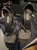 Prada High Heels mit Kristallen schwarz (2x getragen)