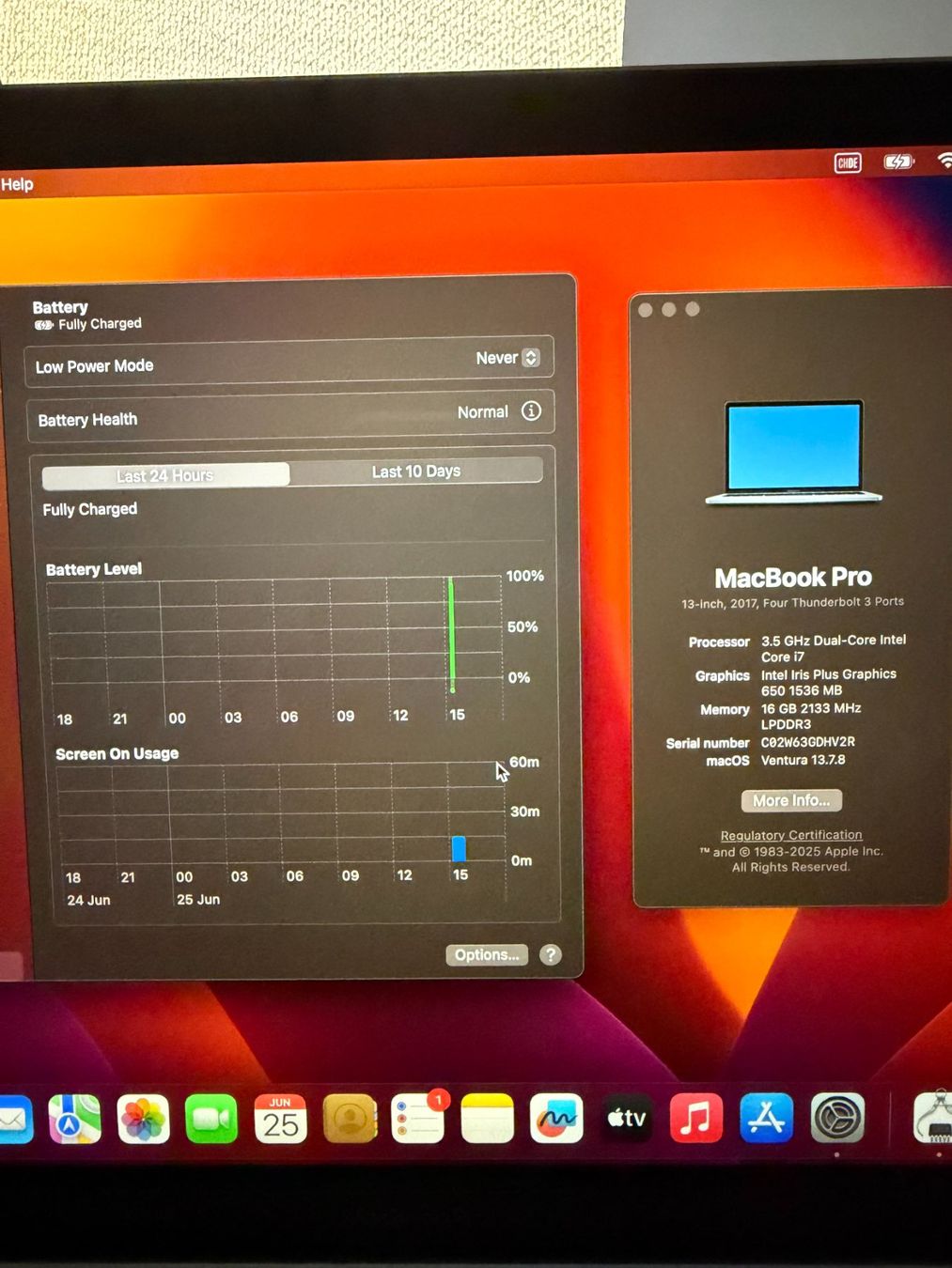 Apple Notebook: MacBook Pro 13" 2017 i7 / 16GB RAM / 1TB SSD / Touchbar – Usato da Laax GR venduto da il_8klkd 7