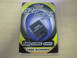 Memory Card Game Cube 32MB / Memorycard Gamecube Neuware