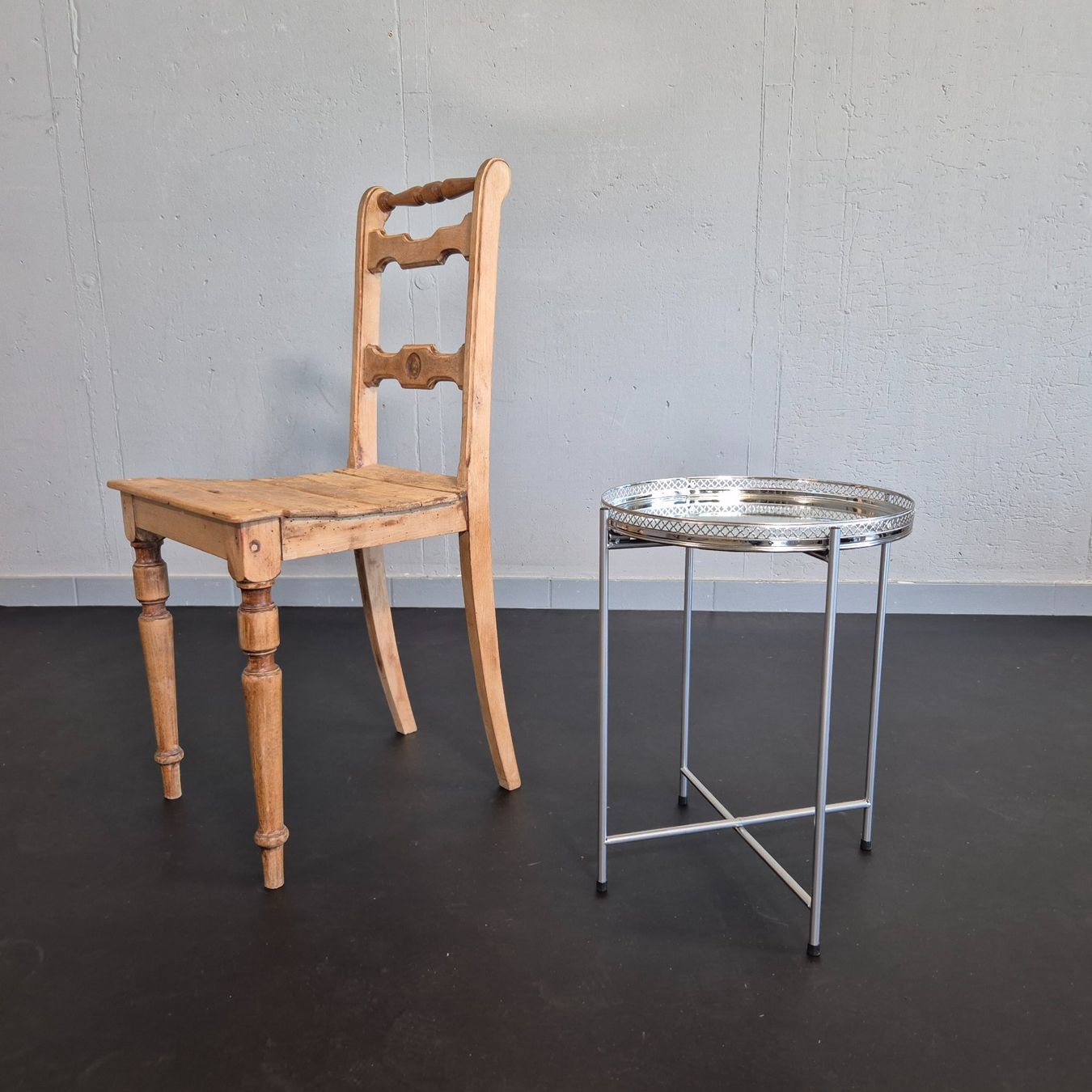 Tavoli: Beistelltisch Coffee-Table klappbar mit Spiegelglas – Usato da Nottwil venduto da Wondewa-Shop 1