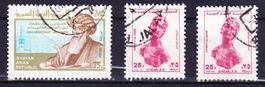 3Timbres - Syrie -  1979 - Obl.