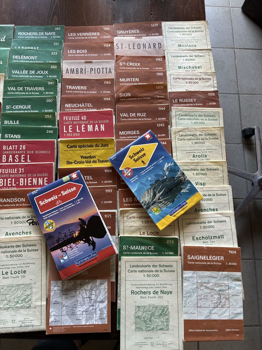 Cartine & Atlanti: Lot divers cartes de géographie  – Usato da Les Bayards venduto da Mutz51 1