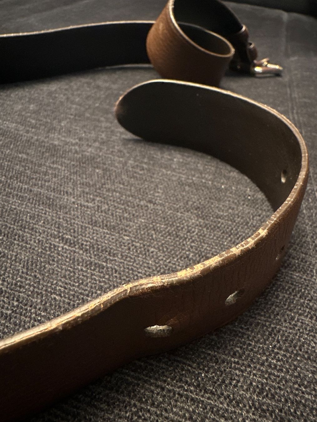 Prada Cinture: Prada leather belt in Braun, size M, 110sm – Usato da Winterthur venduto da ivan12891 3