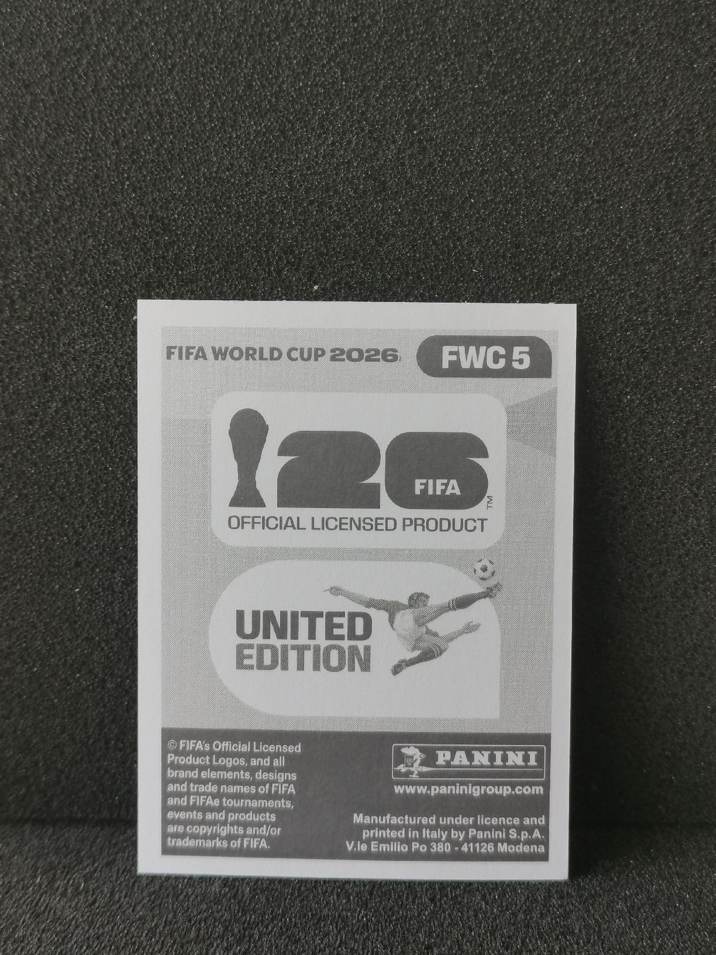 Panini Carte collezionabili: Panini Wm 2026 Sticker :FWC 5 – Usato da Einsiedeln venduto da sza_588x 1