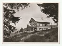 Alte Postkarte 1954, Grönhütte, Gantrischgebiet, Bern