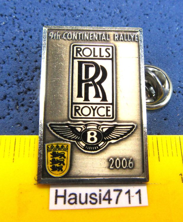 AUTO-PIN ROLLS-ROYCE BENTLEY 9TH CINTINENTAL RALLYE 2006 4CM | Kaufen ...