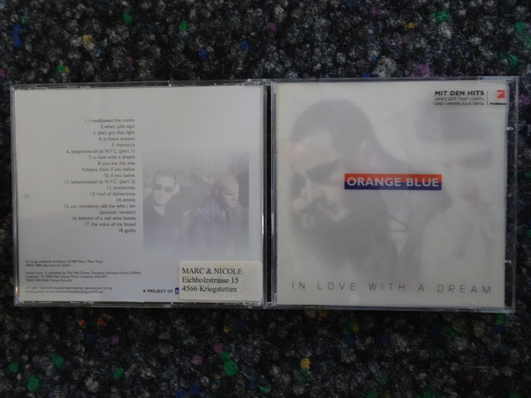 CD: CD : Orange blue – Usato da Lotzwil venduto da Kiddis