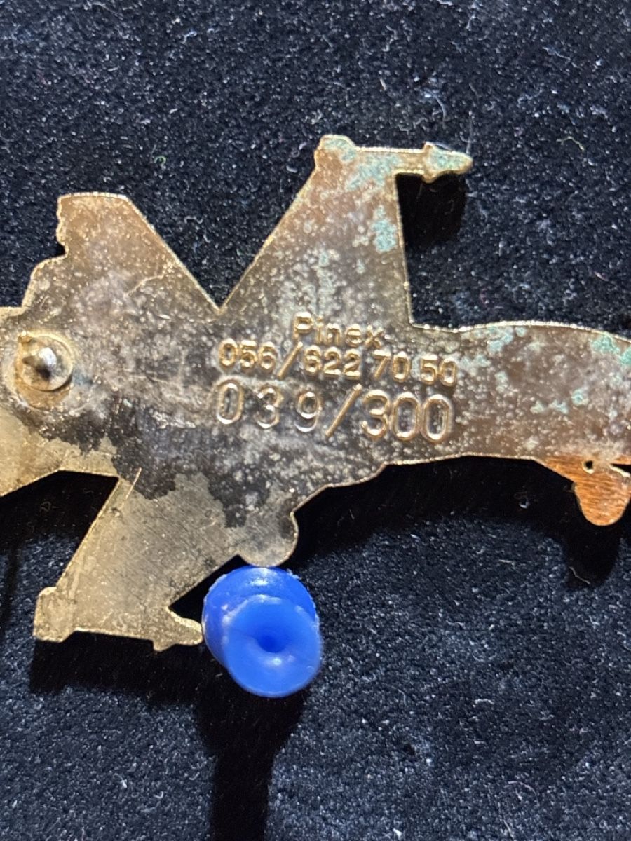 Schweizer Armee Placchette & Badge: Pin Hornet der Schweizer Luftwaffe, 039/300, Original! – Usato da Matzingen venduto da Old-Shop 3