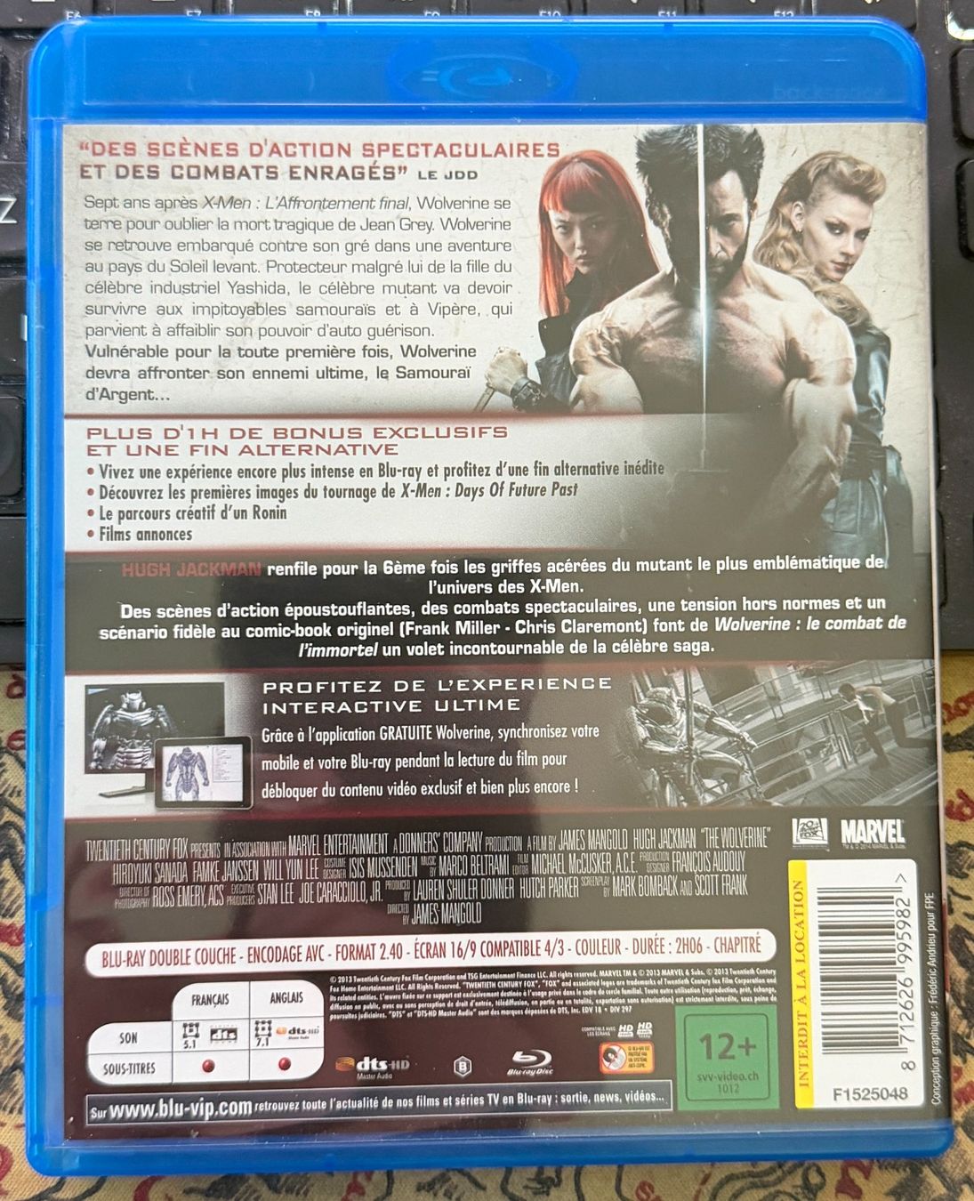 Tutti i DVDs: Blu-ray Wolverine : Le combat de l'immortel (2013) – Usato da Semsales venduto da __Florian__ 2