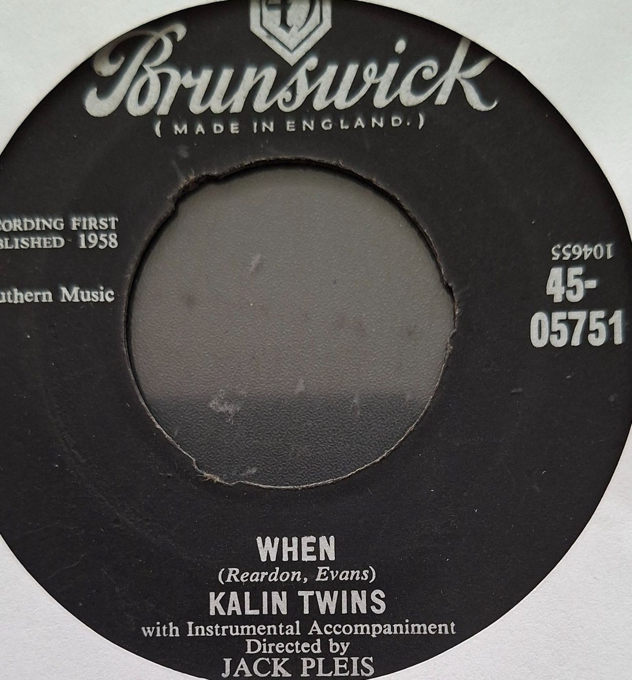 Dischi in vinile: Vinyl-Single Kalin Twins - When – Usato da Langenthal venduto da Modo39