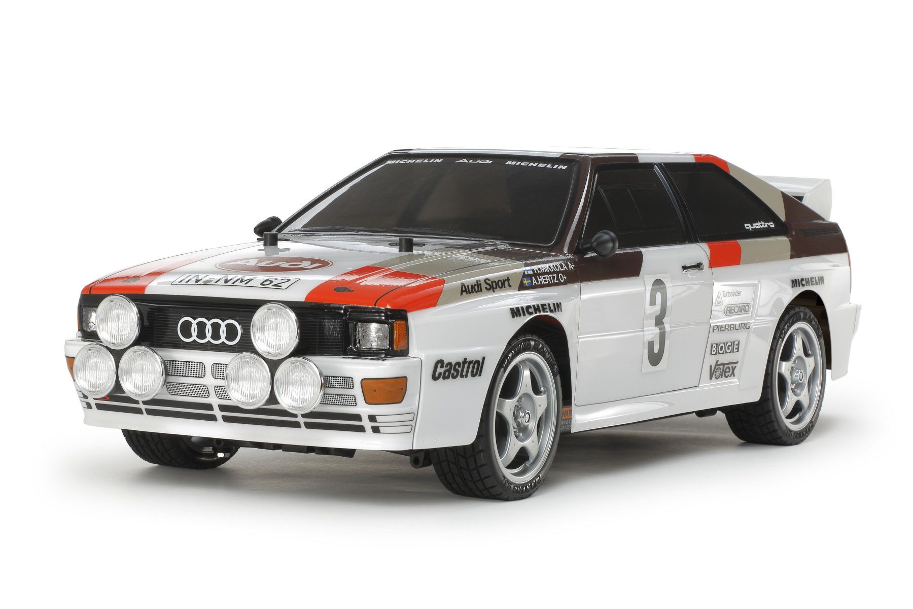 Tamiya Modellismo RC: Tamiya Audi Quattro A2 Rallye RC Modellauto – Nuovo e nell'imballaggio originale da Horgen venduto da RcModell 9