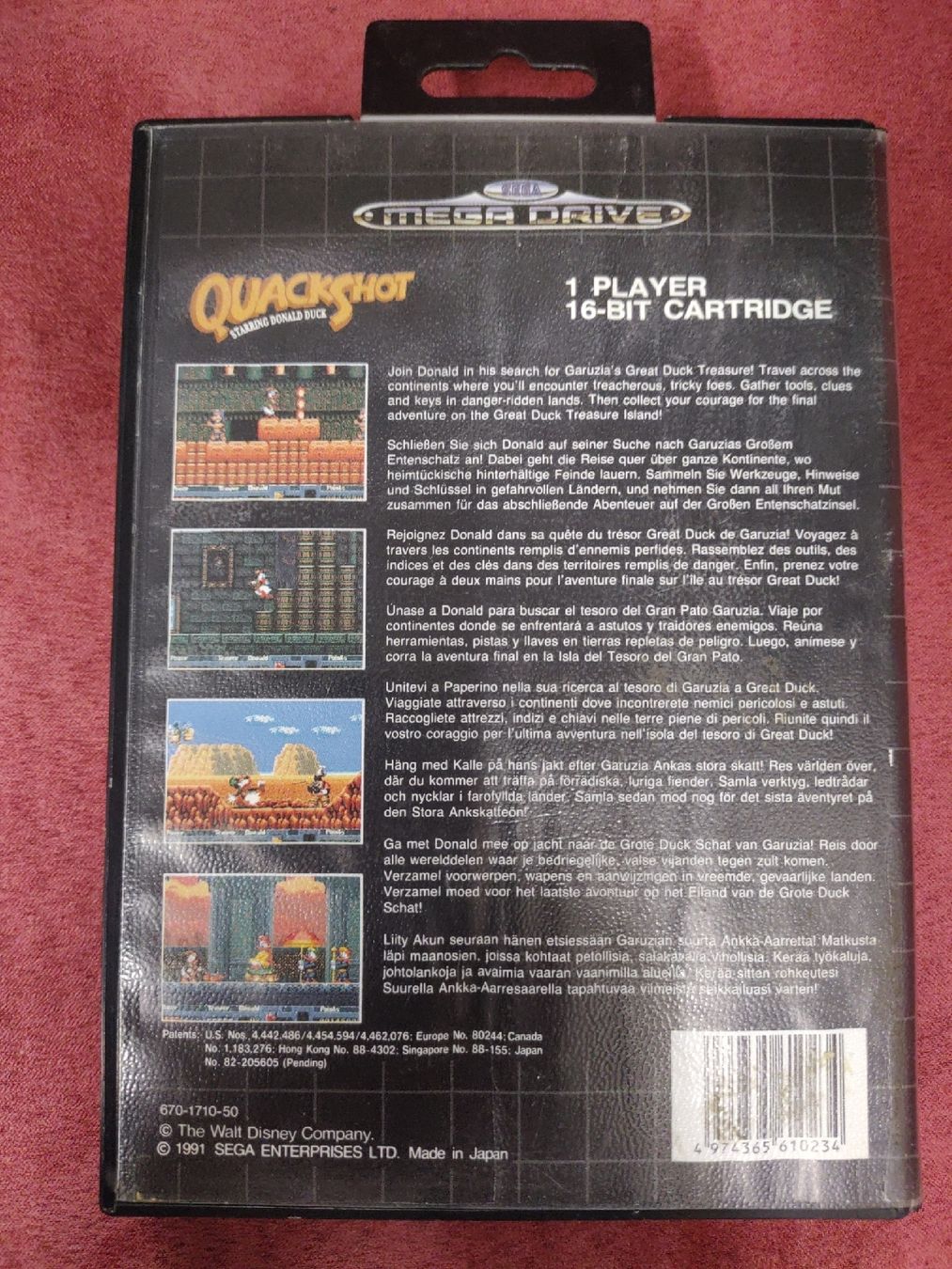 Sega Spiele: Quackshot Sega Mega Drive – – Gebraucht aus fribourg von GameSpot 1