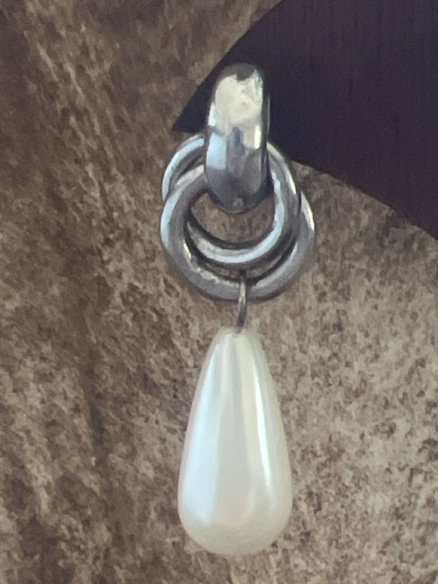 Orecchini pendenti & Orecchini a lobo: Elegante Ohrringe mit Perlenanhänger – Usato da Seon venduto da Sunny-Schmuck78 1