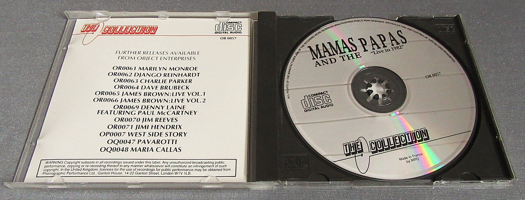 CD: CD - Mamas and the Papas - "Live in 1982" – Usato da Auenstein venduto da Padabimbim 3