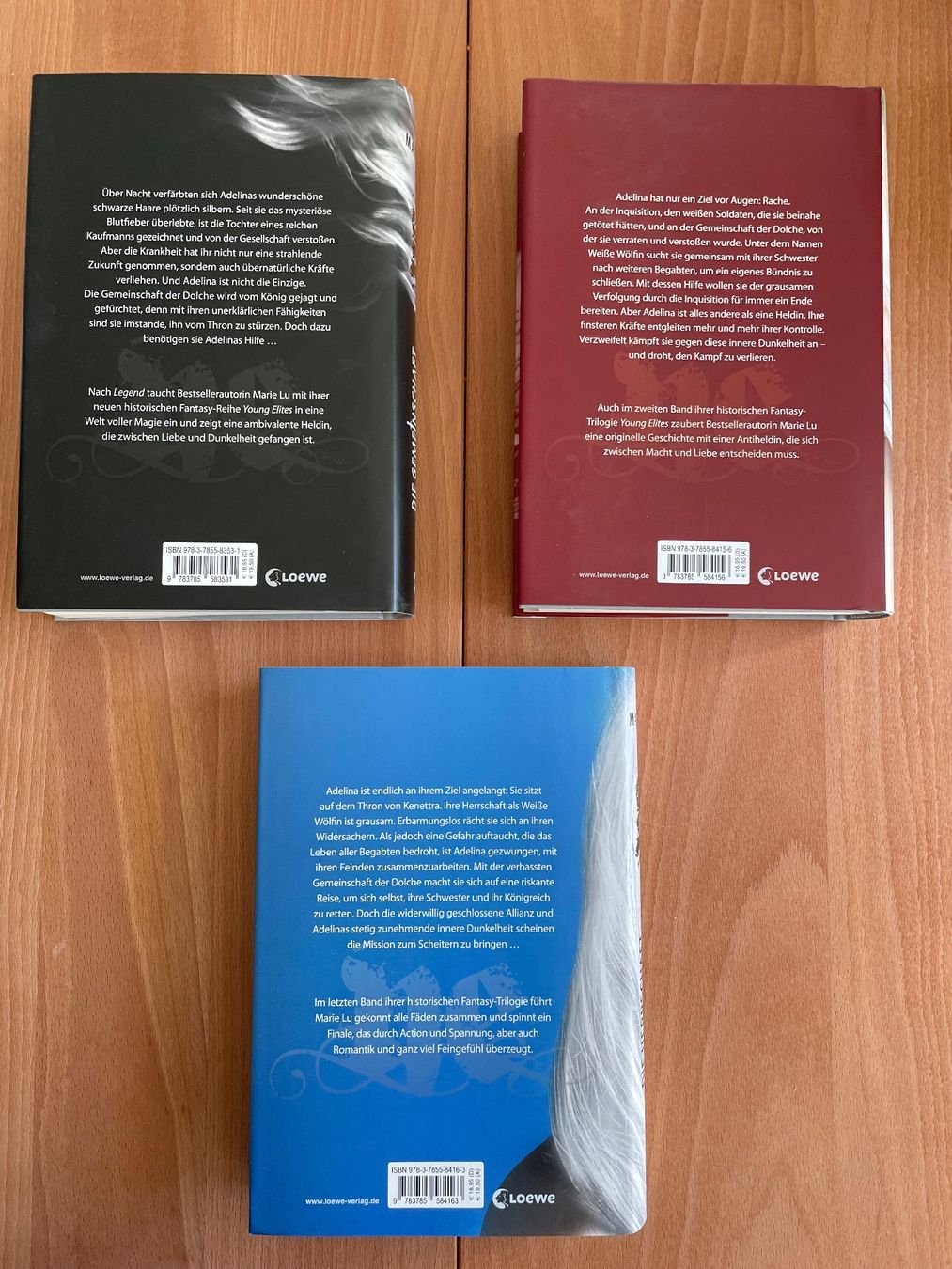 Libri: Marie Lu - Young Elites Trilogie – Nuovo (secondo la descrizione) da Zürich venduto da Ashley28 1